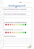 Vorschau - Anderer Materialtyp - Coachinggespräch Beziehungsarbeit Vorlage - Seite 1
