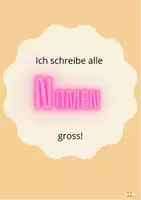 Vorschau - Poster - Satzanfang Nomen Poster - Deckblatt
