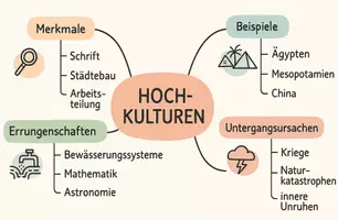 Vorschau - Arbeitsblätter - Arbeitsblatt "Hochkultur" + Onlineübung & MP3 + Mindmap + Infografik - Seite 3