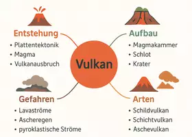 Vorschau - Arbeitsblätter - Arbeitsblatt "Vulkan" + Onlineübung & MP3 + Mindmap + Infografik - Seite 3