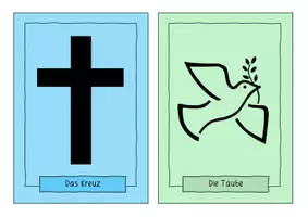 Vorschau - Merkblätter - 4 wichtige christliche Symbole (Merkblatt & Bildkarten) - Seite 3