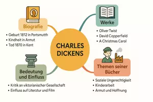 Vorschau - Arbeitsblätter - Arbeitsblätter zum Thema "Charles Dickens" + Lösung & MP3 + Mindmap + Infografik - Seite 2