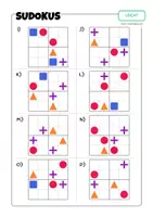 Vorschau - Arbeitsblätter - Sudokus 4x4 (mit Symbolen) - Seite 2
