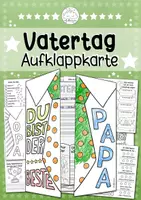 Vorschau - Mal- und Bastelvorlagen - Vatertag - Deckblatt
