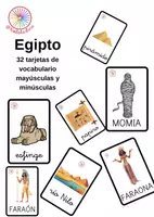 Vista previa - Tarjetas / Manipulativos - Vocabulario Egipto - Portada