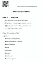Vorschau - Unterrichtsreihen - Unterrichtseinheit zum Thema: Sprachliches Verständnis - Deckblatt