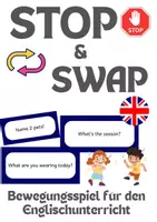 Vorschau - Spiele - Stop and swap Englisch warm up - Deckblatt