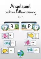 Vorschau - Spiele - Bundle - auditive Differenzierung - Angelspiele - Seite 1