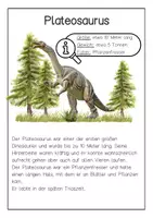 Vorschau - Arbeitsblätter - Dinosaurier Lapbook mit Unterrichtsmaterial - Seite 1