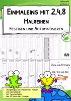 Vorschau - Arbeitsblätter - Materialpaket "Einmaleins – Automatisierung aller Malreihen" - Seite 1