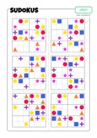 Vorschau - Arbeitsblätter - Sudokus 6x6 (mit Symbolen) - Seite 1