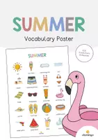 Vorschau - Poster - Summer: Vocabulary Poster (Englisch) - Deckblatt