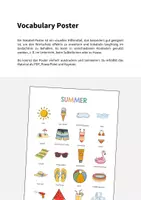 Vorschau - Poster - Summer: Vocabulary Poster (Englisch) - Seite 1
