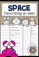 Vorschau - Arbeitsblätter - Writing - Describing an alien (Beginners) 2fach differenziert - Deckblatt
