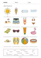 Vorschau - Arbeitsblätter - Summer: Vocabulary Worksheet 1 (Englisch) - Seite 3