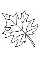 Vorschau - Mal- und Bastelvorlagen - Ausmalbilder Thema Herbstblätter - Grundschule - Bastelvorlagen - Seite 1
