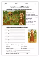 Vorschau - Arbeitsblätter - Bauern im Mittelalter (Stationen) - Seite 2