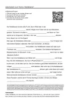 Vorschau - Arbeitsblätter - Arbeitsblätter zum Thema "Heidelbeere" (Lückentext, Hörverstehen) + Lösung & MP3 - Deckblatt