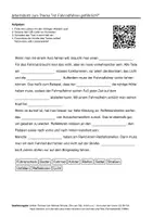 Vorschau - Arbeitsblätter - Arbeitsblätter "Ist Fahrradfahren gefährlich?" + Lösung & MP3 + - Deckblatt