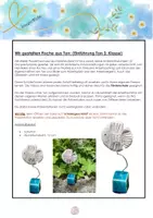 Vorschau - Arbeitsblätter - Einführungsstunde Ton - Wir töpfern Fische - Deckblatt