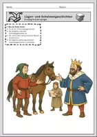 Vorschau - Arbeitsblätter - Einstiegsmaterial – Lügengeschichten mit Till Eulenspiegel - Seite 1