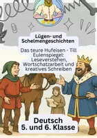 Vorschau - Arbeitsblätter - Einstiegsmaterial – Lügengeschichten mit Till Eulenspiegel - Deckblatt
