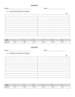 Vorschau - Arbeitsblätter - Vokabeltest Vorlage - Deckblatt