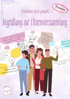 Vorschau - Bildkarten - Freebie - Elternversammlung - Elternarbeit - Deckblatt