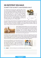 Vorschau - Arbeitsblätter - Technik - So entsteht ein Haus - Seite 2