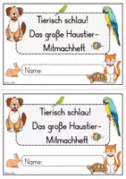 Vorschau - Arbeitsblätter - 10 Haustier-Steckbriefe – Das große Entdecker-Heft - Seite 3