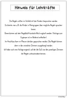 Vorschau - Arbeitsblätter - Klassenfahrt Regeln - Seite 1