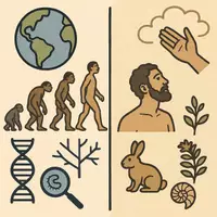 Vorschau - Arbeitsblätter - Wie lässt sich die Synthetische Evolutionstheorie von nicht naturwissenschaftlichen Vorstellungen abgrenzen? - Deckblatt