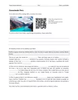 Vorschau - Arbeitsblätter - Conociendo Perú – Vídeo con actividades - Deckblatt
