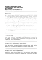 Vorschau - Klassenarbeiten - Thomas Mann – Mario und der Zauberer | Klausur mit Erwartungshorizont - Deckblatt
