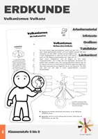 Vorschau - Arbeitsblätter - Erdkunde: Vulkanismus - Vulkane - Deckblatt