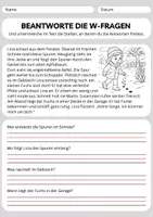 Vorschau - Arbeitsblätter - Leseverständnis Klasse 2/3, Leseverstehen Deutsch - Seite 2