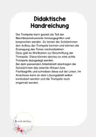 Vorschau - Arbeitsblätter - Die Trompete - Aufbau der Trompete - Seite 1