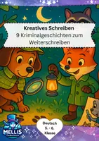 Vorschau - Arbeitsblätter - 🕵️♀️🔍 Deutsch: 9 Kriminalgeschichten zum Weiterschreiben, Kreatives Schreiben - Deckblatt