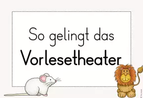 Vorschau - Poster - Kriterien & Reflexionshilfen Vorlesetheater - Tafelmaterial - Seite 3