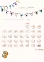 Vorschau - Arbeitsblätter - Countdown bis zum Schulanfang Waschbär - Seite 2