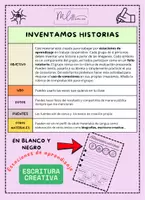 Vista previa - Hojas de trabajo - INVENTAMOS HISTORIAS CON IMÁGENES - Portada