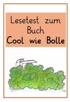 Vorschau - Arbeitsblätter - „Cool wie Bolle“ Materialpaket zur Überprüfung des Leseverständnisses im GU - Deckblatt