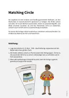 Vorschau - Stationenlernen - Beach: Matching Circle (Englisch) - Seite 1