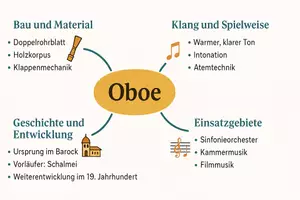 Vorschau - Arbeitsblätter - Arbeitsblätter zum Thema "Oboe" + Lösung & MP3 + Mindmap + Infografik - Seite 3