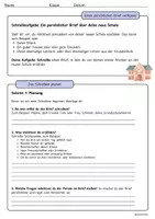 Vorschau - Arbeitsblätter - Einen persönlichen Brief verfassen (inkl. Musterlösung und Feedbackbogen) - Seite 2