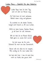 Vorschau - Text - Gedicht für den Vatertag "Lieber Papa" - Seite 2