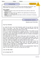 Vorschau - Arbeitsblätter - Umgangssprache erkennen - Einen fehlerhaften Brief überarbeiten (inkl. Musterlösung) - Seite 1