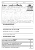 Vorschau - Arbeitsblätter - Lesen & Verstehen - Deutschland (Klasse 3-5) - Seite 1