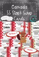 Vorschau - Spiele - Canada: 43 Stop and Swap Cards - Deckblatt