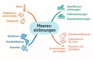 Vorschau - Arbeitsblätter - Arbeitsblatt "Meeresströmungen - Ihre Rolle im globalen Klimasystem" + interaktive Lösung & MP3 + Mindmap + Infografik - Seite 2